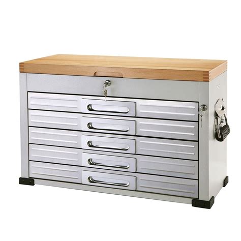 metal box with wood top|Metal Wood Storage Box .